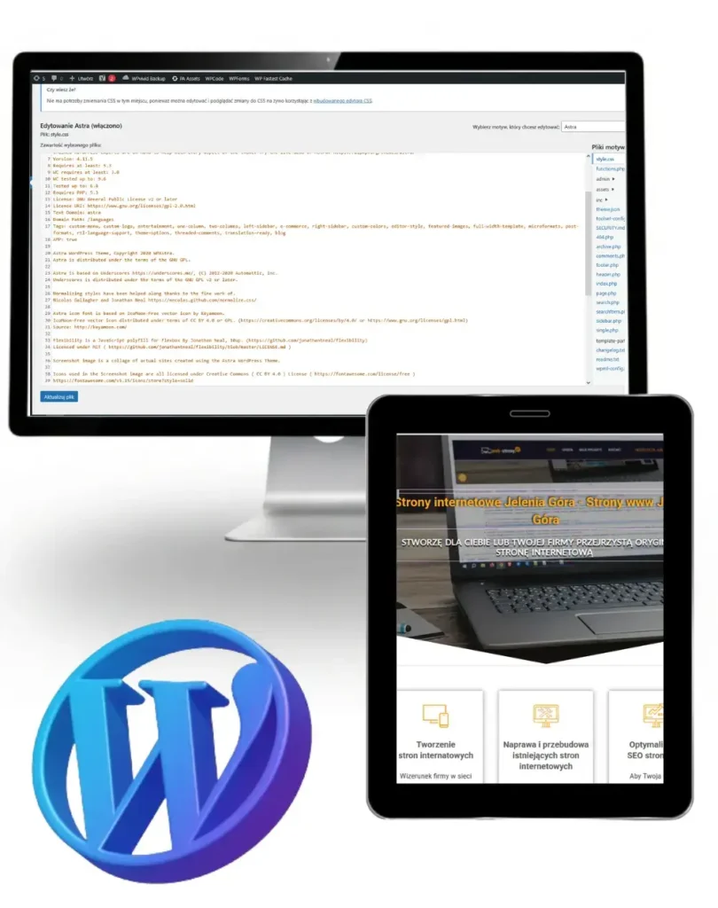 naprawa stron internetowych