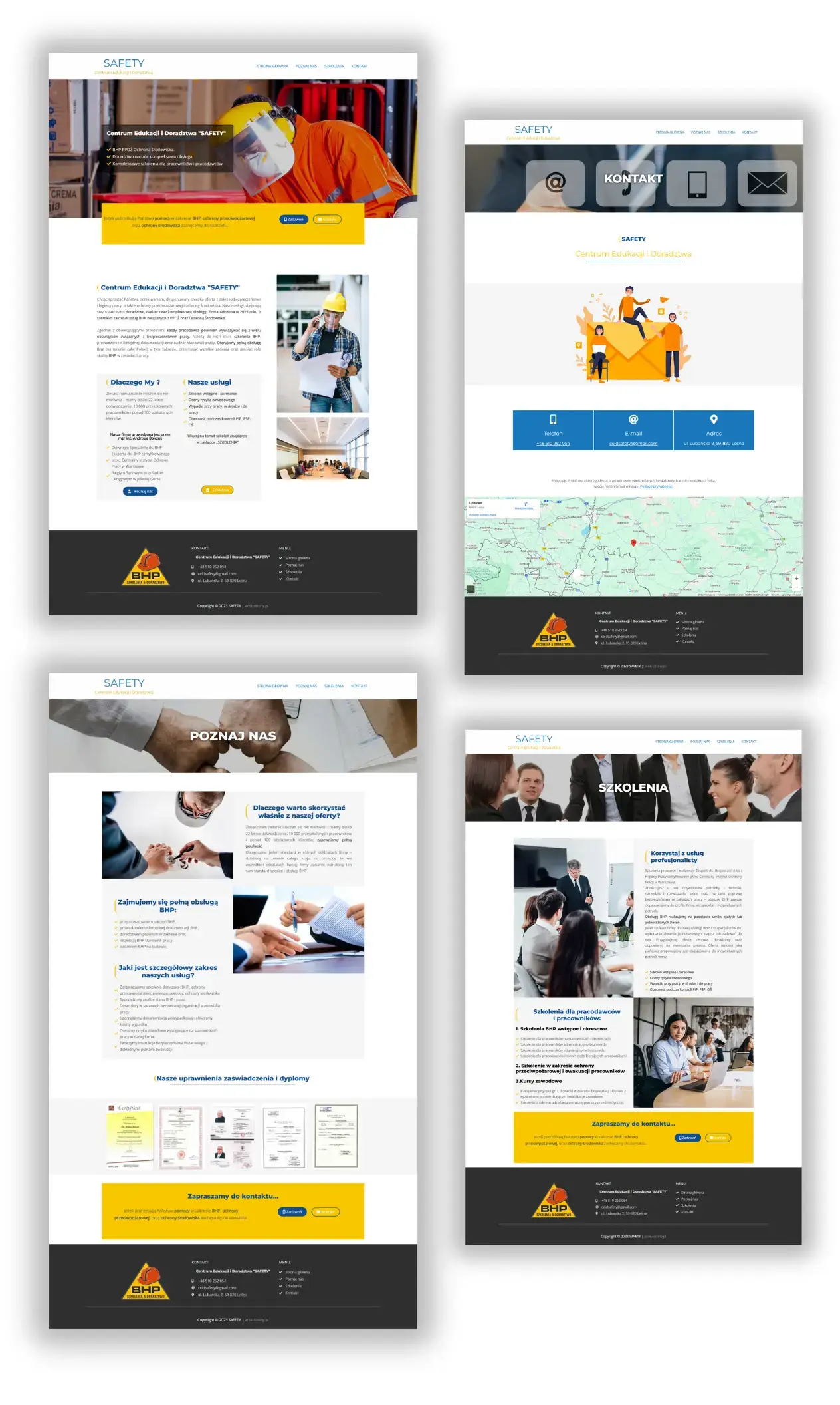 projek strony saferty - arek-strony.pl