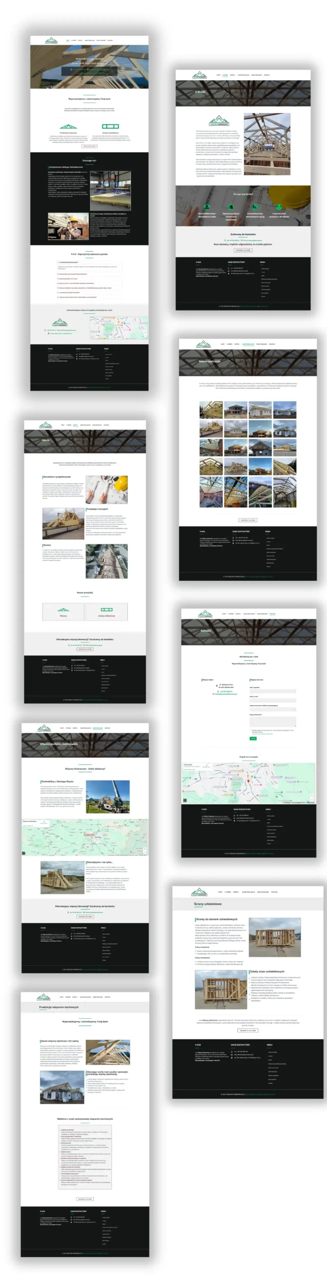 wiazary karkonosze - projekt arek-strony.pl