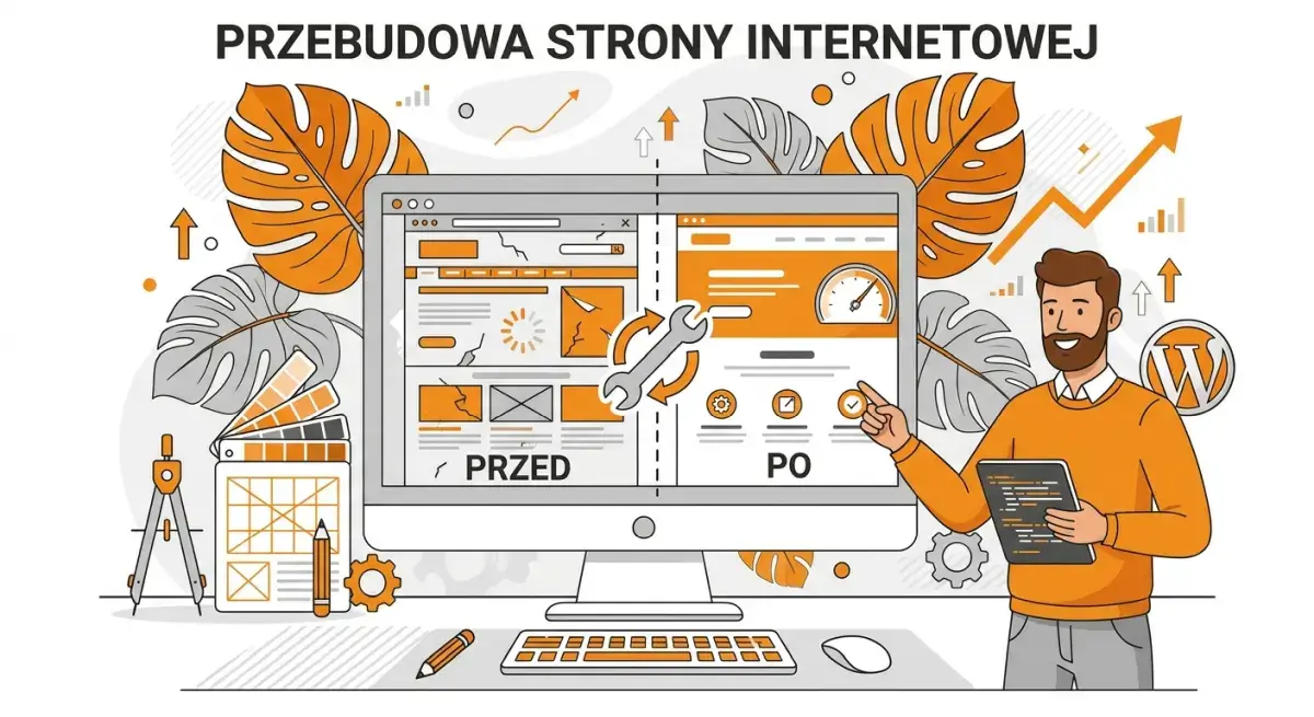 Przebudowa i redesign strony internetowej – tworzenie nowoczesnych stron www Jelenia Góra.